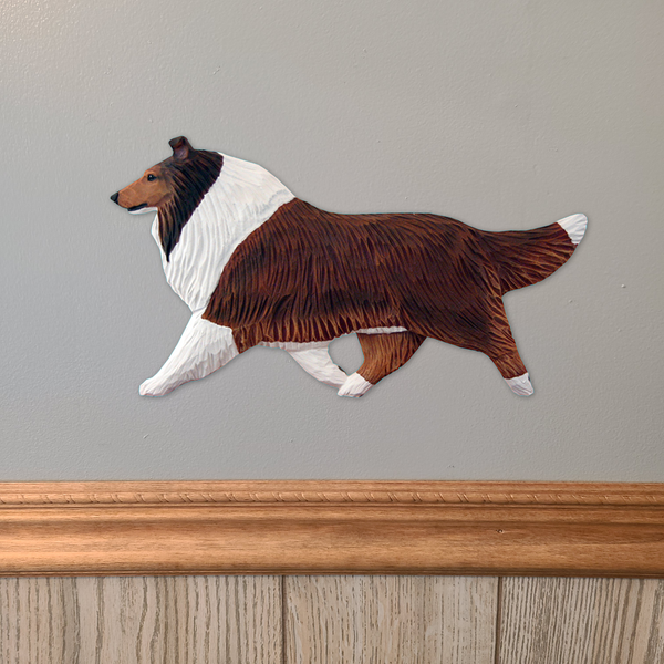 Collie Wall Sculpture