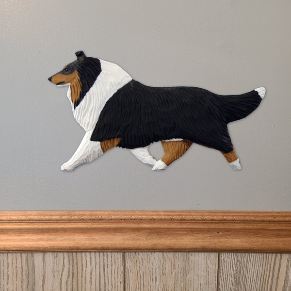 Collie Wall Sculpture