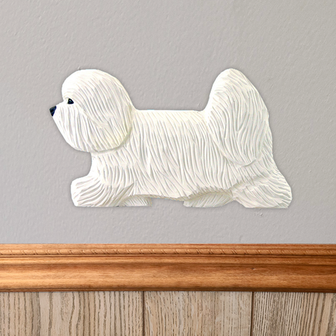 Coton de Tulear Wall Sculpture