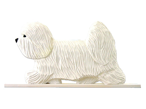 Coton de Tulear DIG (Dog In Gait) Topper