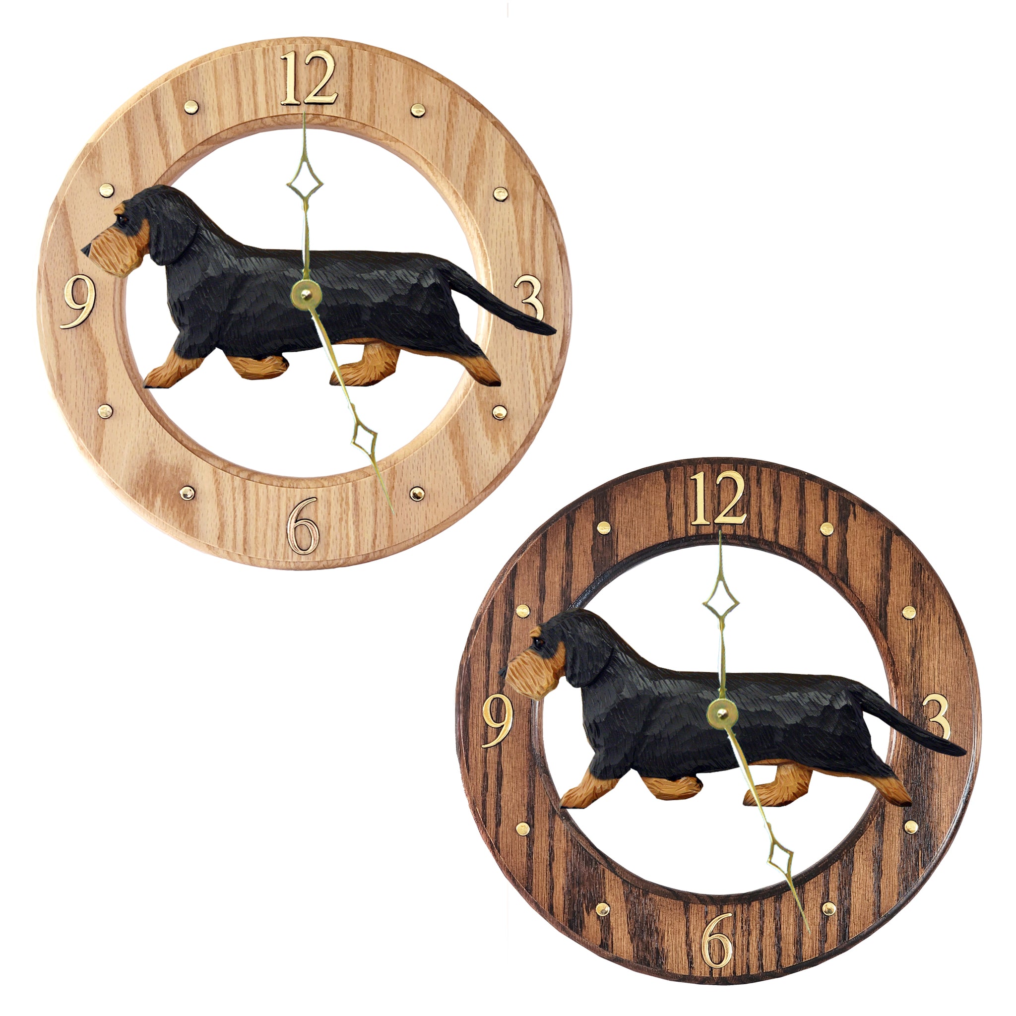 Dachshund (Wirehaired) Wall Clock