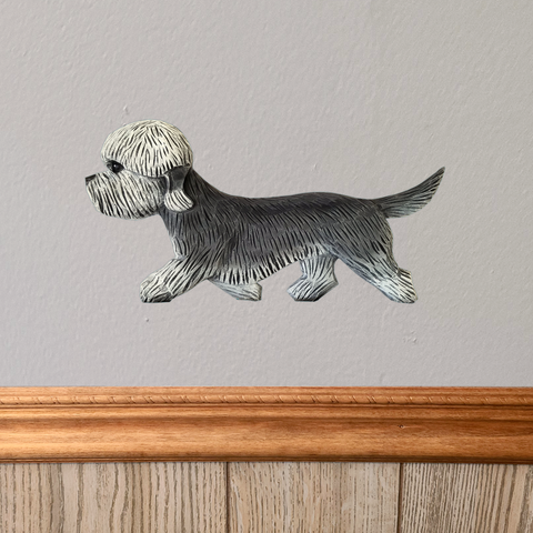 Dandie Dinmont Terrier Wall Sculpture