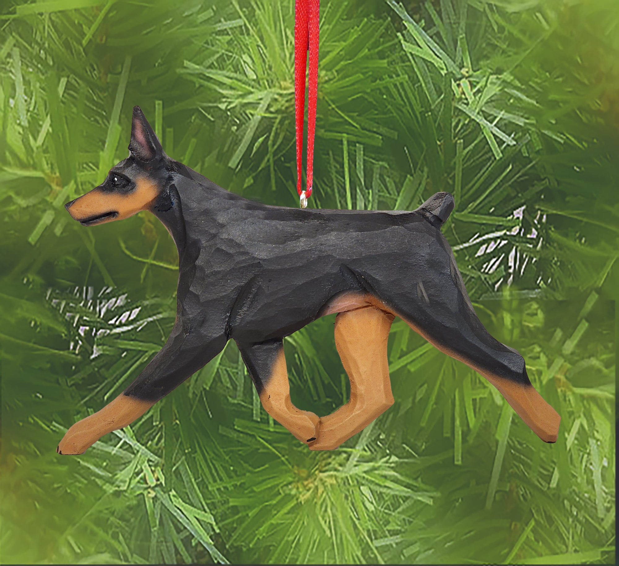 Doberman DIG Ornament