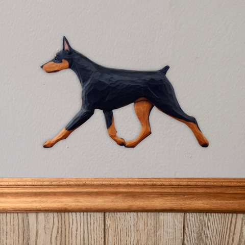 Doberman Wall Sculpture