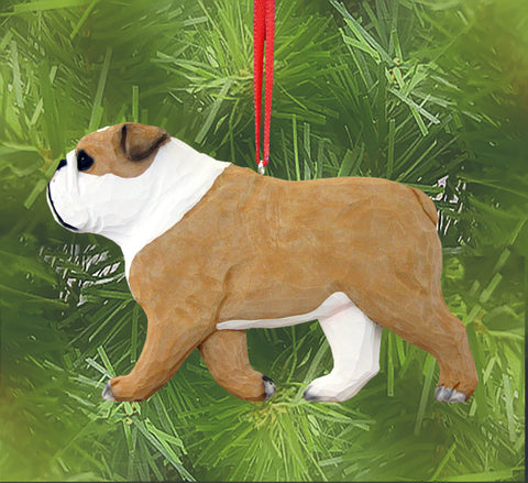 English Bulldog DIG Ornament