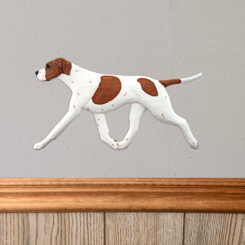 English Pointer Wall Sculpture