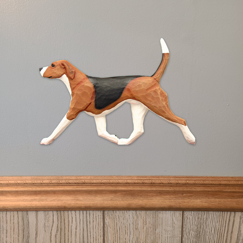 English Foxhound Wall Sculpture