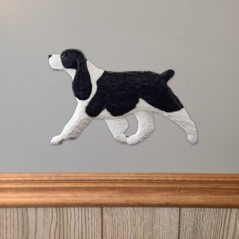 English Springer Spaniel Wall Sculpture