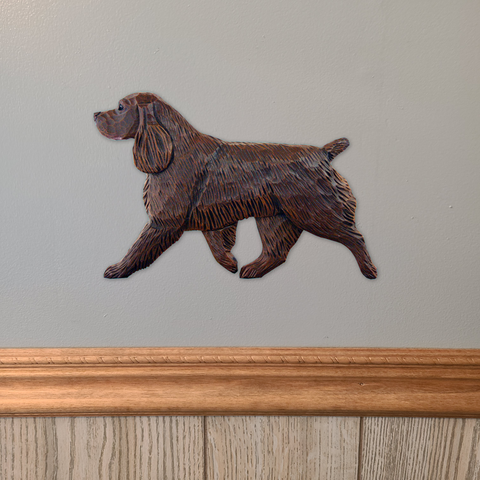 Field Spaniel Wall Sculpture