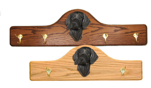 German Shorthaired Pointer Coat Rack - Solid Oak