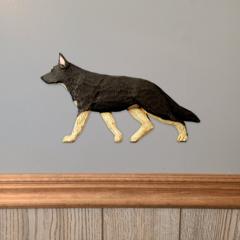 German Shepherd Wall Sculpture