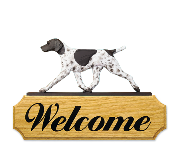 German Shorthaired Pointer DIG Welcome Sign