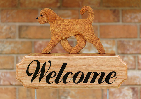 Goldendoodle DIG Welcome Stake