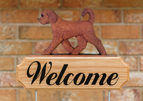 Goldendoodle DIG Welcome Stake