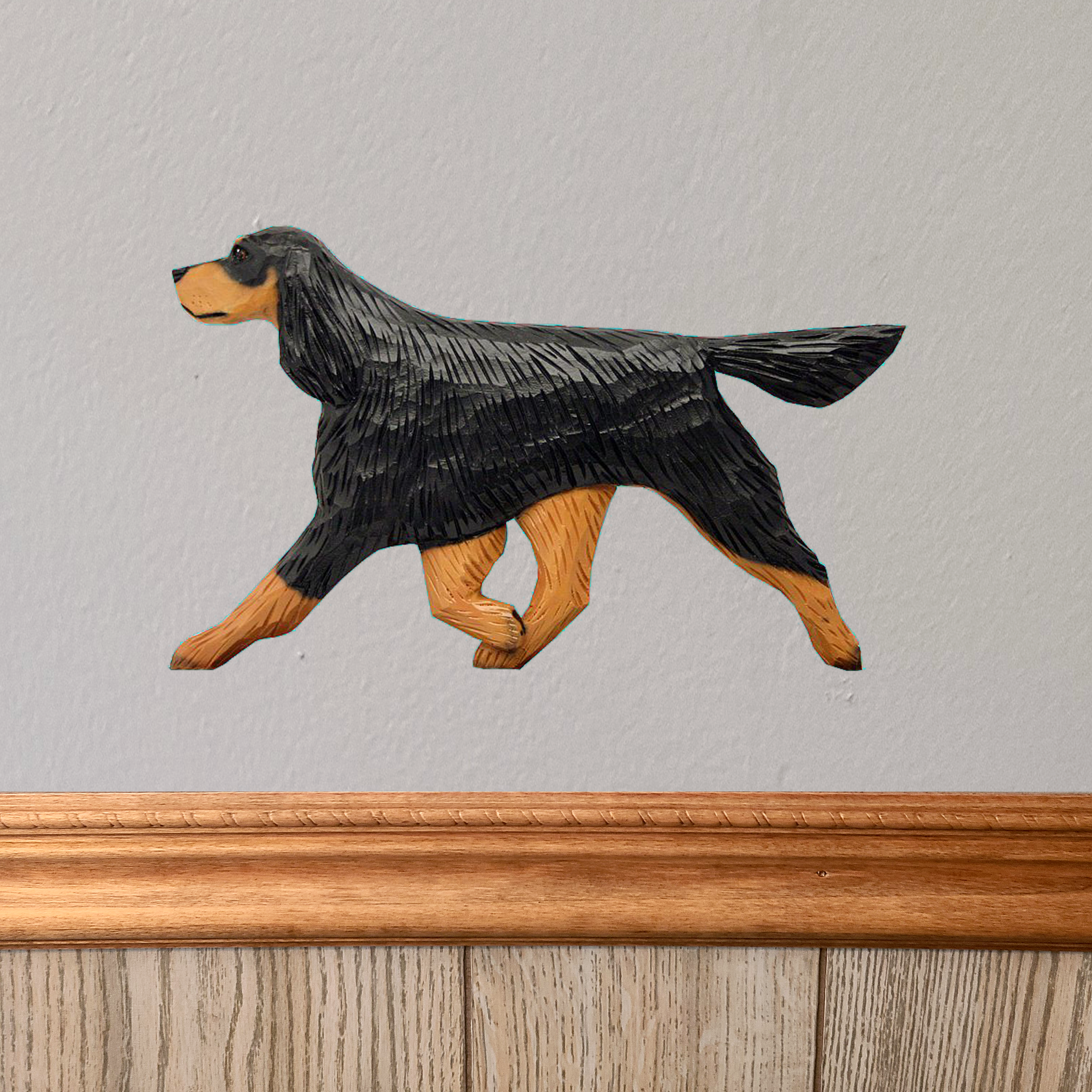 Gordon Setter Wall Sculpture