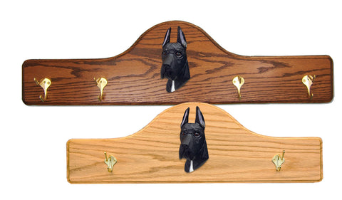 Great Dane Coat Rack - Solid Oak