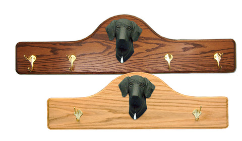 Great Dane Coat Rack (Natural) - Solid Oak