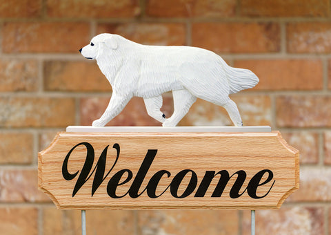 Great Pyrenees DIG Welcome Stake