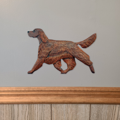 Irish Setter Wall Sculpture