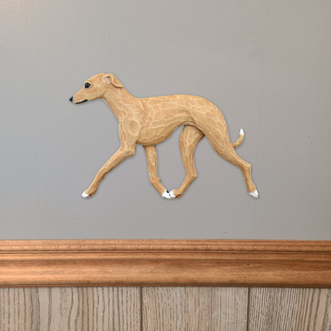 Italian Greyhound Wall Sculpture