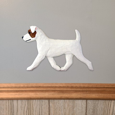 Jack Russell Terrier (Rough) Wall Sculpture
