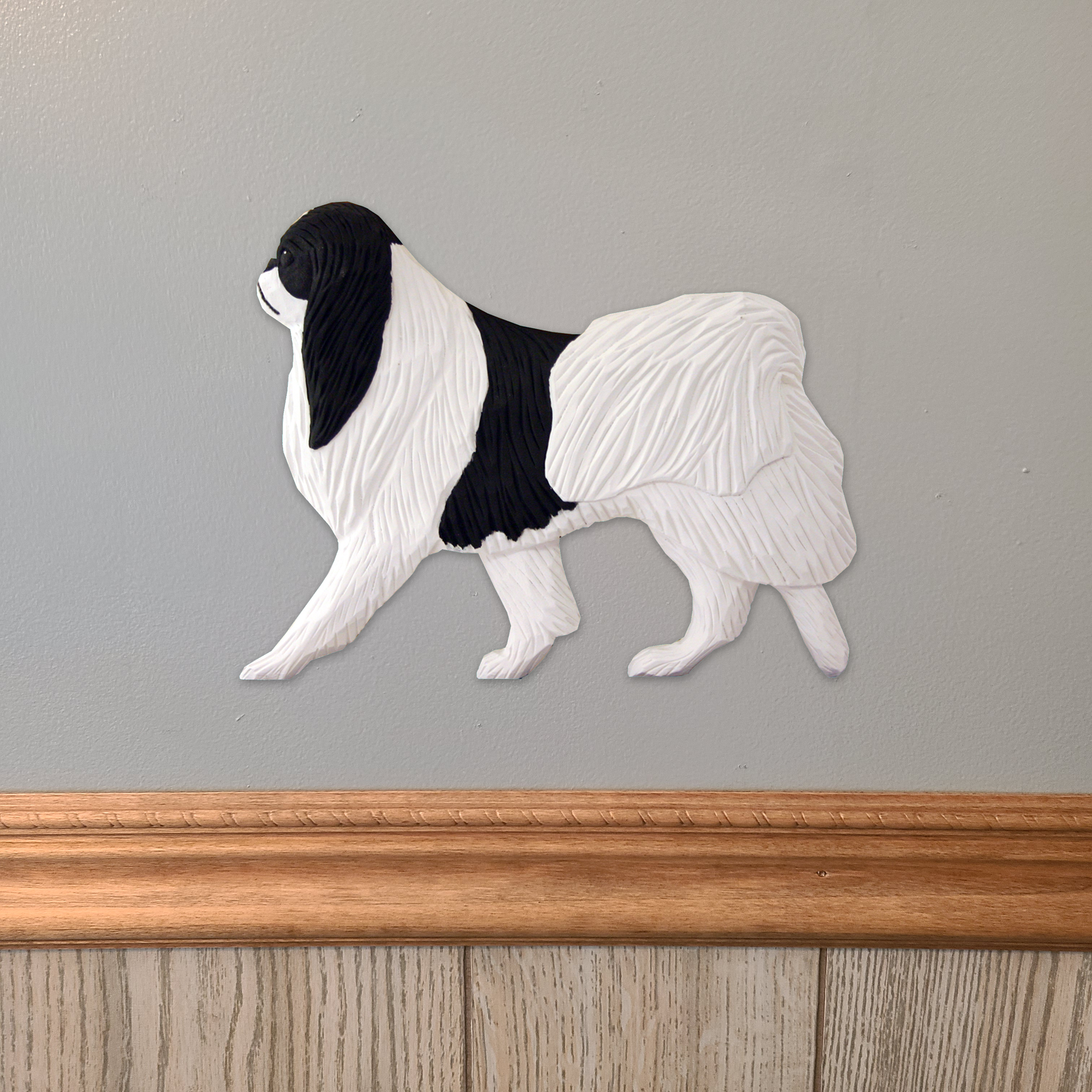 Japanese Chin Wall Sculpture