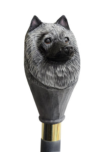 Keeshond Walking Stick