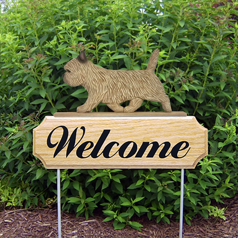 Cairn Terrier DIG Welcome Stake