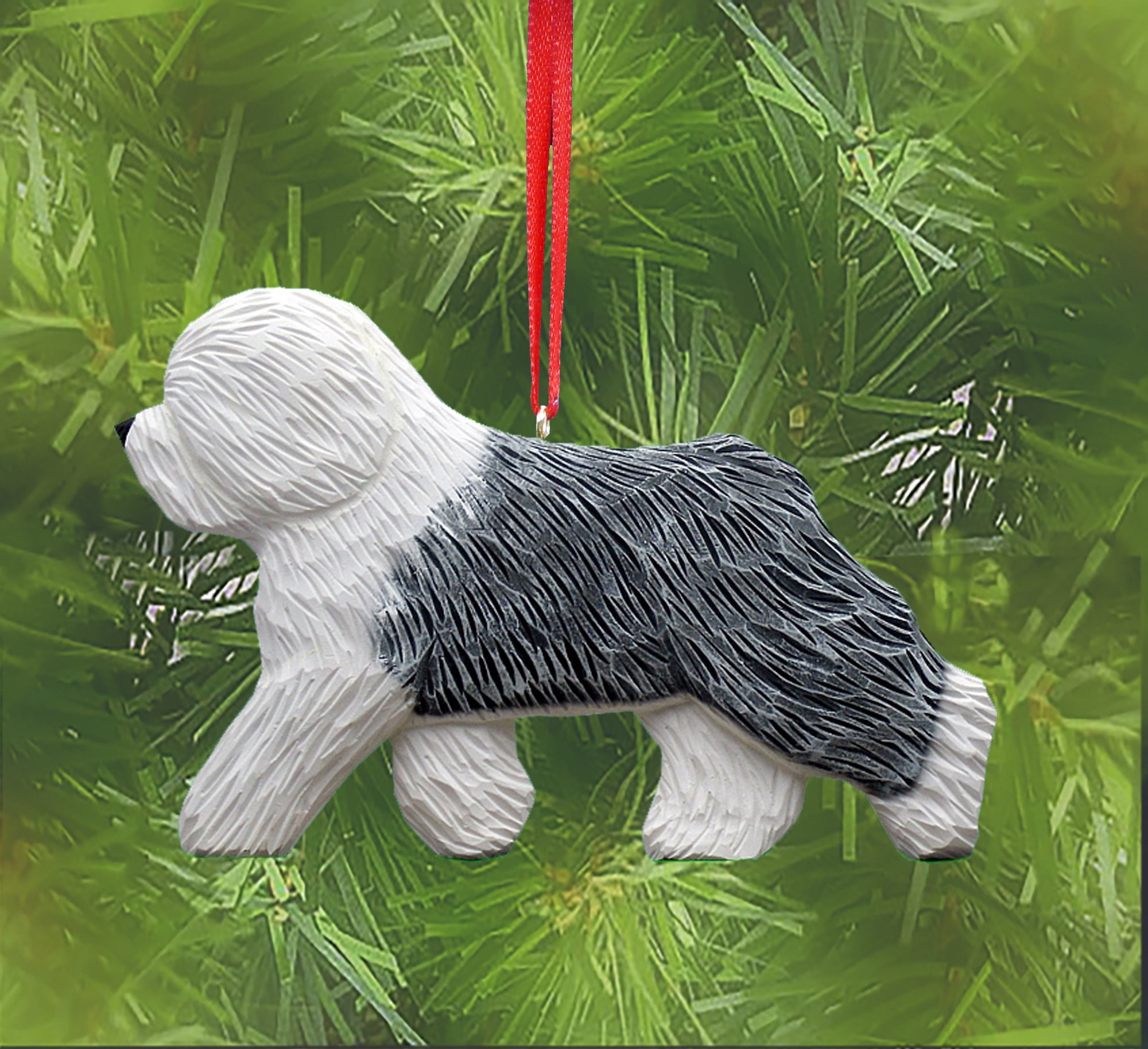 Old English Sheepdog DIG Ornament