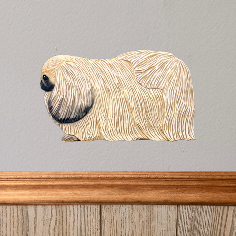 Pekingese Wall Sculpture