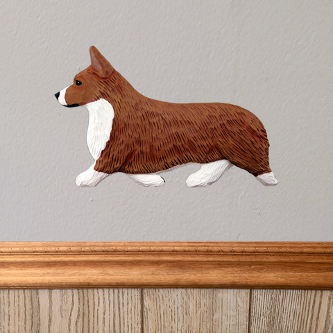 Pembroke Welsh Corgi Wall Sculpture