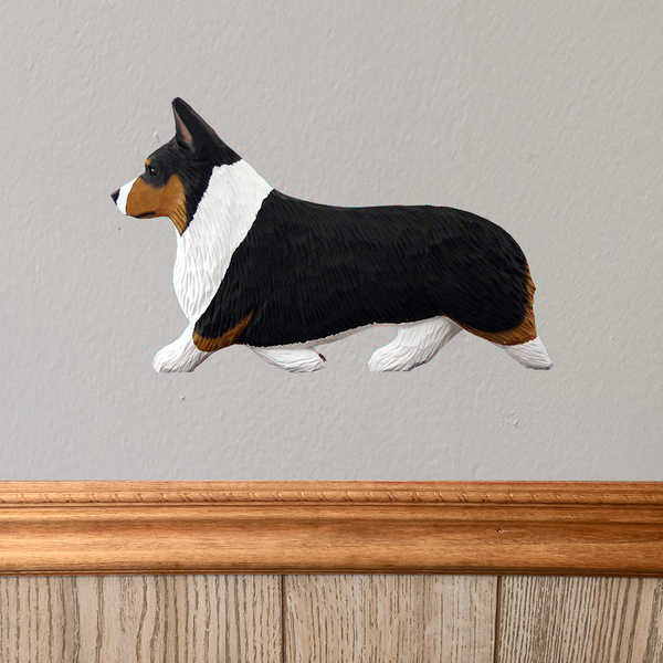 Pembroke Welsh Corgi Wall Sculpture