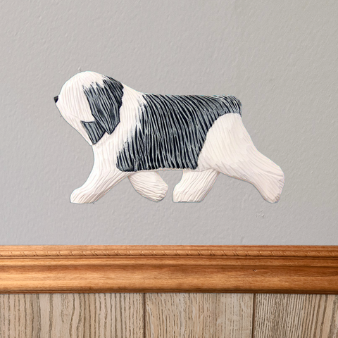 Polish Lowland Sheepdog Wall Sculpture