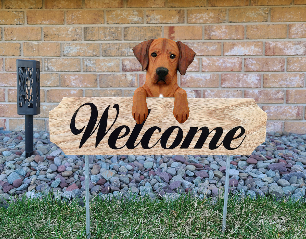 Rhodesian Ridgeback Topper Stake – Michael Park, Woodcarver