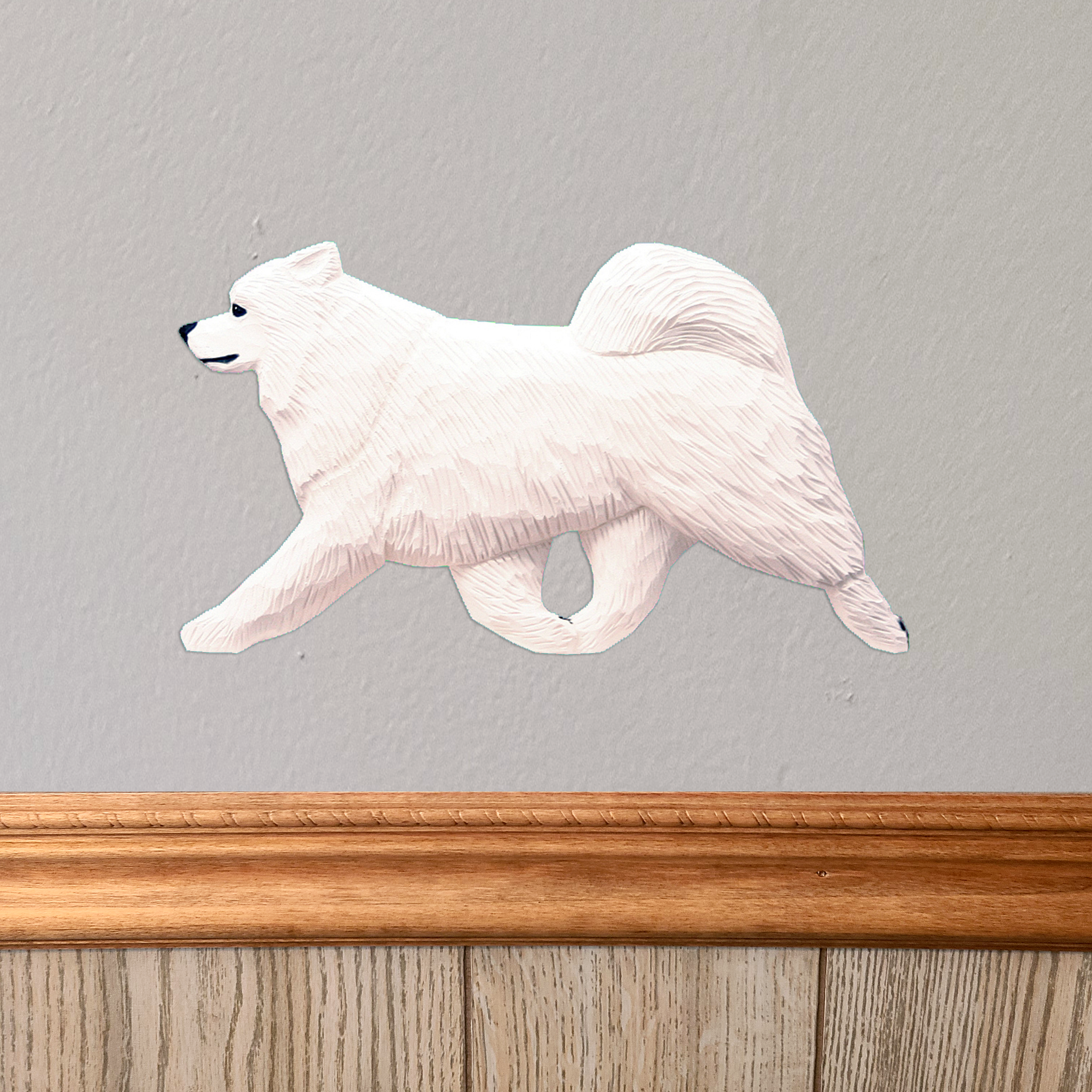 Samoyed Wall Sculpture