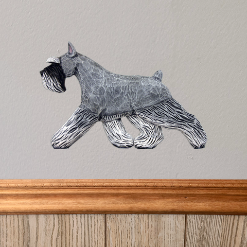 Schnauzer (miniature) Wall Sculpture