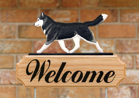 Siberian Husky DIG Welcome Stake