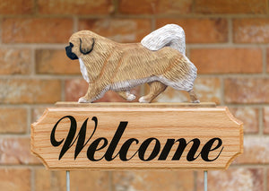 Tibetan Spaniel DIG Welcome Stake