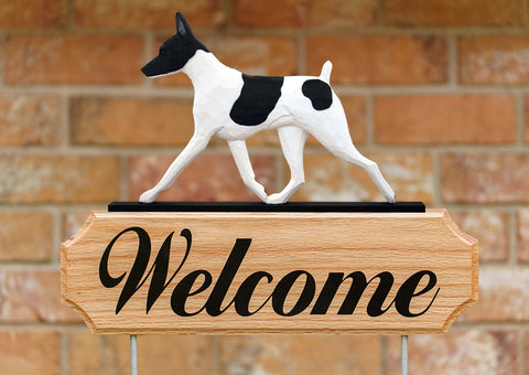 Toy Fox Terrier DIG Welcome Stake