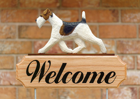 Fox Terrier (Wire) DIG Welcome Stake