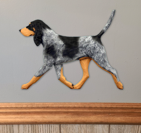 Bluetick Coonhound Wall Sculpture