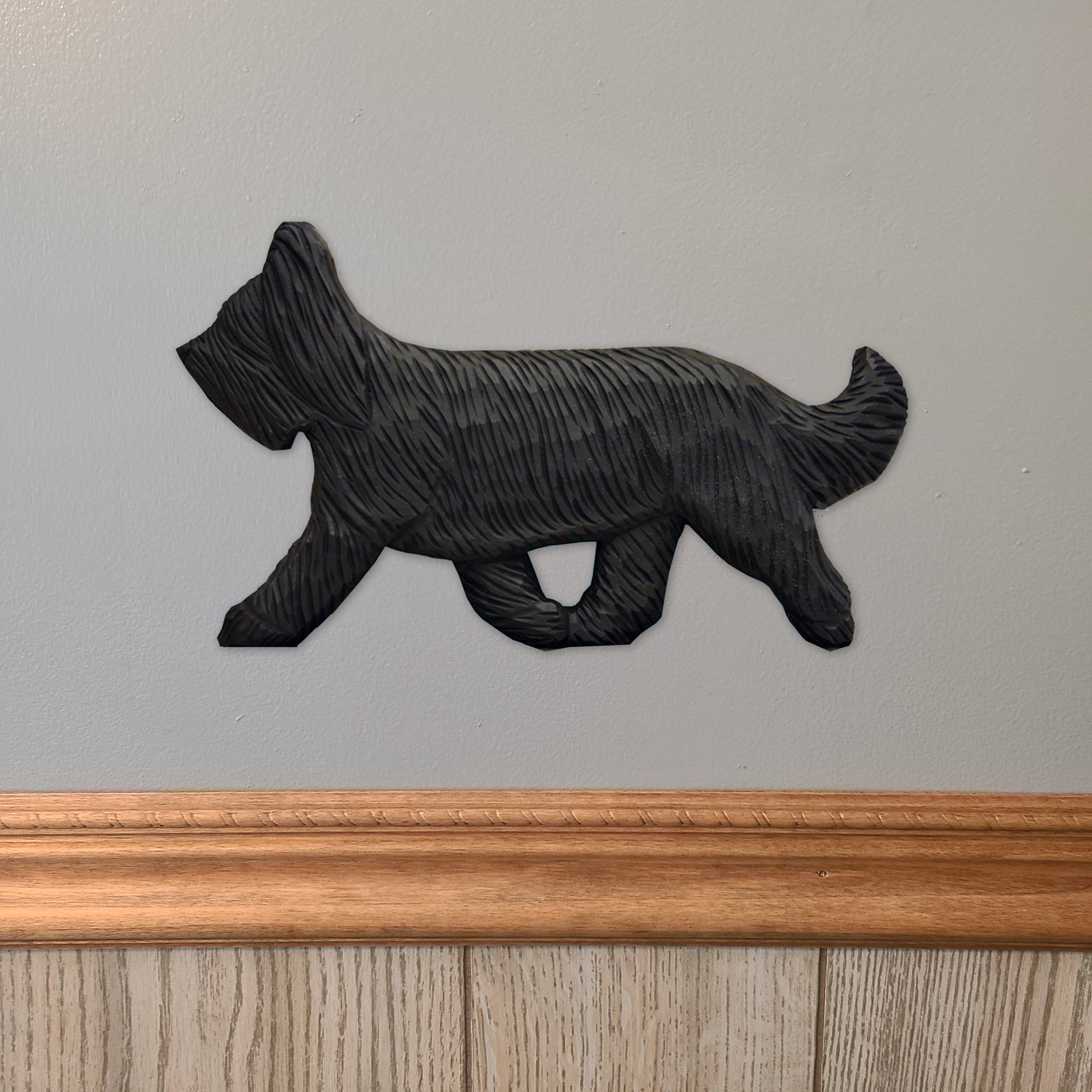 Briard Wall Sculpture