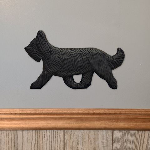 Briard Wall Sculpture