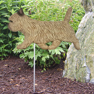Cairn Terrier Garden Stake