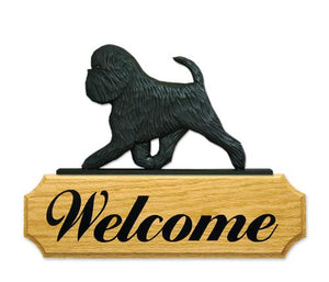 Affenpinscher (natural) DIG Welcome Sign