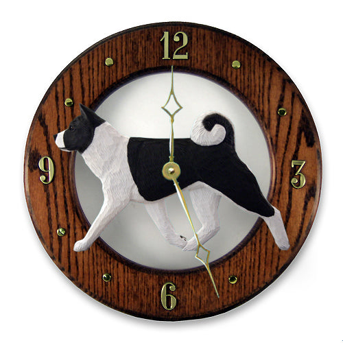 Akita Wall Clock - Michael Park, Woodcarver