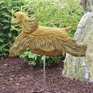 Cocker Spaniel Garden Stake - Michael Park, Woodcarver