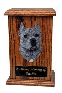 American Staffordshire Terrier Memorial Urn