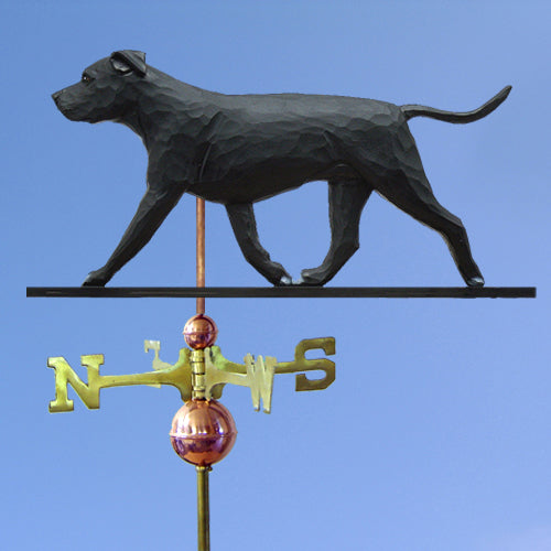American Staffordshire Terrier (Natural) Weathervane - Michael Park, Woodcarver