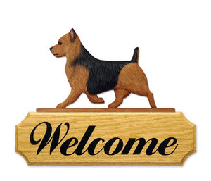 Australian Terrier DIG Welcome Sign